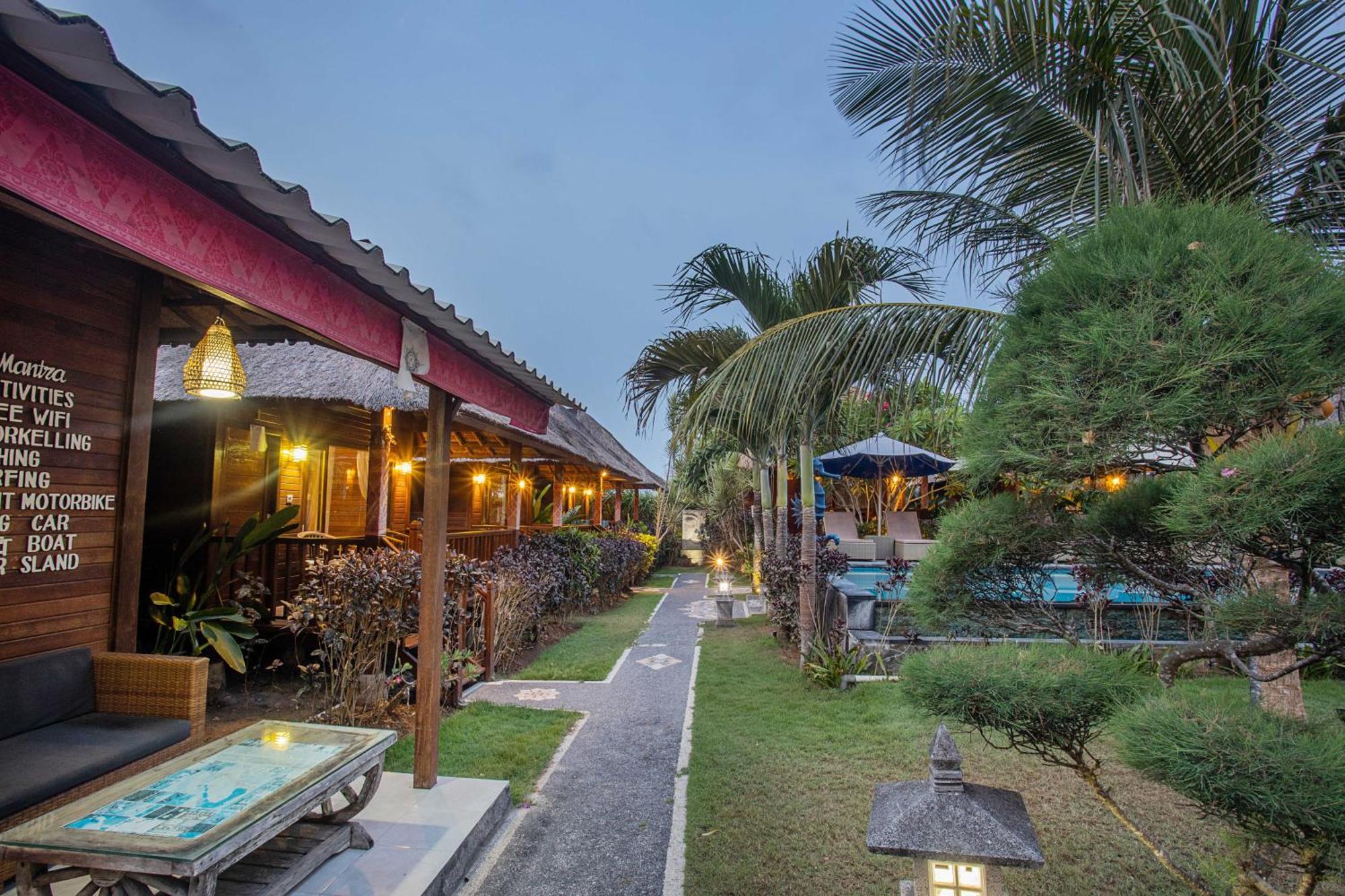 Hotel Lembongan Mantra Huts Nusa Lembongan Exterior foto